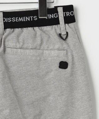 23区GOLF 【MEN】【キングサイズ/ストレッチ】クールドット柄ハーフパンツ ライトグレー系5