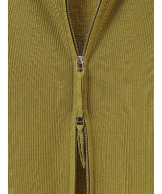 Green Parks ５分袖衿付きＺｉｐプルオーバー Green
