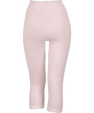 Wing インナーボトム 綿100％(身生地部) 接触冷感 さらっと快適 【綿100% シャリ感タイプ】 ７分丈 3Lまで対応 大きいサイズ 春 夏 ER6762 ウイング／ワコール ピンク