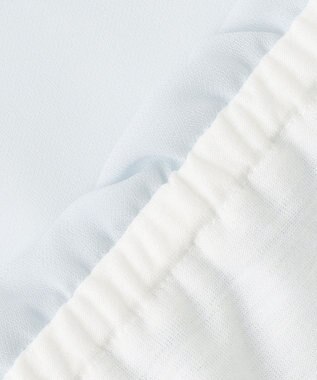 自由区 【XSサイズ～/洗える】ロイヤルシフォン デザインブラウス スカイブルー系