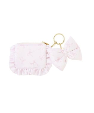 Maison de FLEUR ブランドロゴポーチチャーム Pink