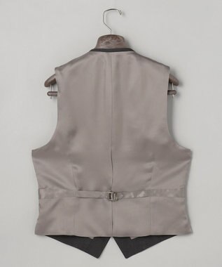 GOTAIRIKU 次世代スーツ【2WAYストレッチ/透湿性/シワになりにくい】ハイスペック2WAYストレッチスーツベスト グレー系