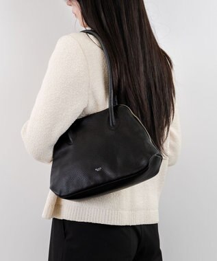 blancle シュリンクレザー 舟形ボストン