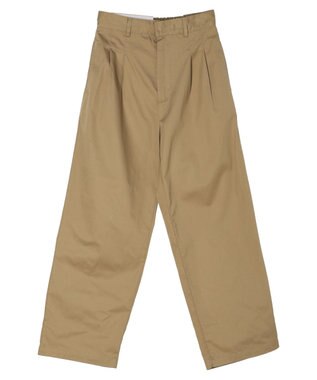 Green Parks ツータックチノパンツ Beige