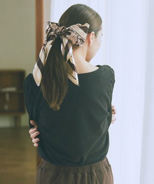 earth music&ecology 大判スカーフ Pink