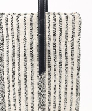 ICB スマートトートバッグ ベージュ系ストライプ