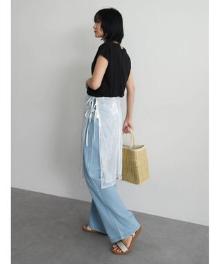 Green Parks ２ｗａｙ　巻きスカート（レース） Off White