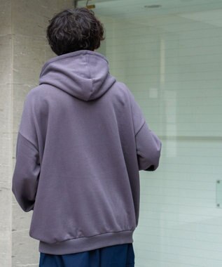 WEGO ヘビーウエイトサガラカレッジプルパーカー スミクロ