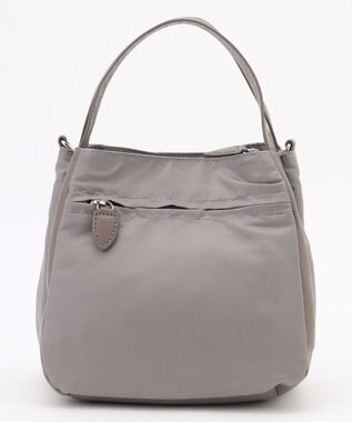 Y'SACCS スクエアすっきりトート SSサイズ グレージュ