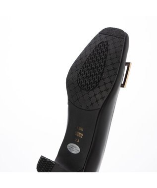 ing <ing>スクエアバックルローファーパンプス ブラック