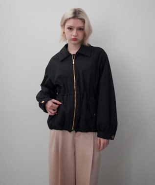 GRACE CONTINENTAL ナイロンパディングブルゾン ブラック