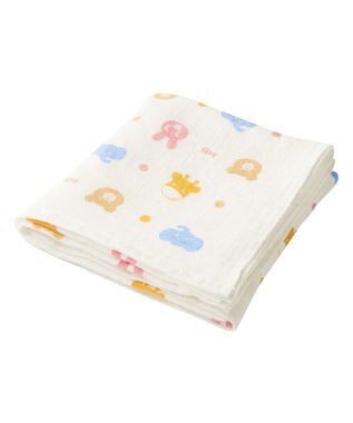 MIKI HOUSE HOT BISCUITS ガーゼベビータオルセット アイボリー