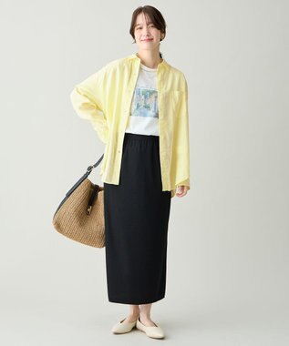 ANY 【Sサイズあり】ヨーロピアンリネンオーバーシャツ イエロー