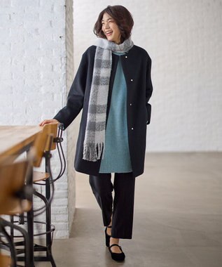 ANY シャギーストール モノトーン系