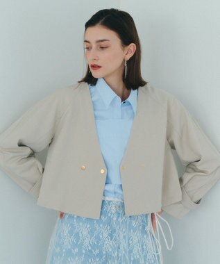 YECCA VECCA ノットボールチェーンピアス Silver