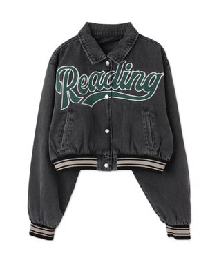 WEGO スタジアムロゴデニムショートスタジャン ブラックその他