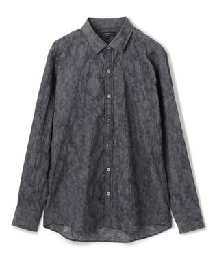JOSEPH HOMME アブストラクトジャガード レギュラーカラーシャツ グレー系
