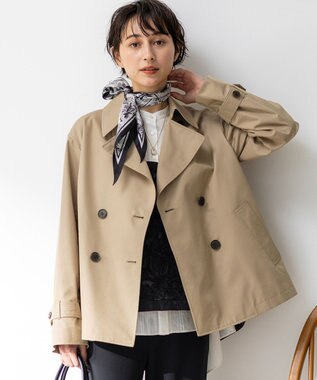 23区 【先行予約】エアータンブラー TCギャバジン ハーフ コート