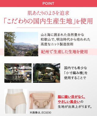 Wing ショーツ 綿混(身生地部) やさしい肌あたり 【デイリーフィット やわらかコットン】 はきこみ丈あさめ EC2230 ウイング／ワコール ピンク