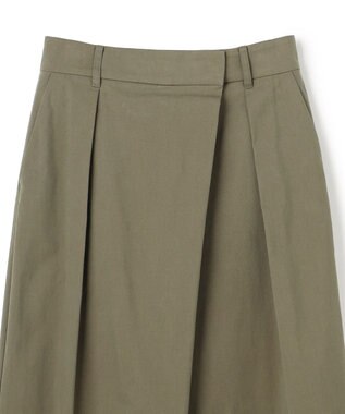 UNFILO アシンメトリー ラップパンツ カーキ