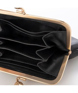 UNBILLION perche フラグメントケース付きアンティーク調ガマグチS ブラック