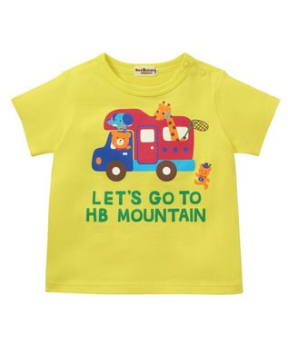 MIKI HOUSE HOT BISCUITS 【80-120cm】 ビーンズ 乗り物 半袖Tシャツ