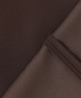 ICB L 【先行予約】FluidBackSatin Vネックジレ ダークブラウン