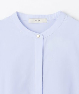 ANY 【接触冷感/UVカット/抗菌防臭/速乾】エニィファンクションタックスリーブブラウス ライトブルー