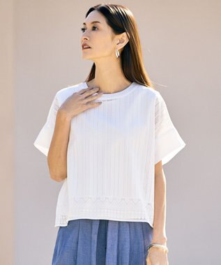 自由区 L 【カタログ掲載・2点SET】レースエッジ プルオーバー