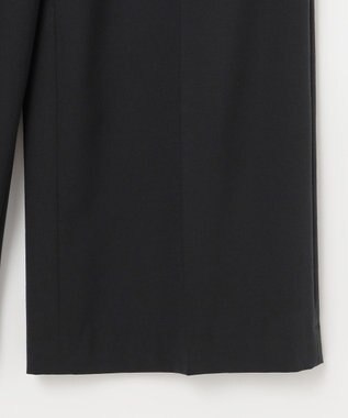 NAVE 【Nave・洗える】スパントロ ワイドラップパンツ ブラック系