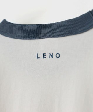LENO RINGER T-SHIRT / リンガーTシャツ WHITE×NAVY