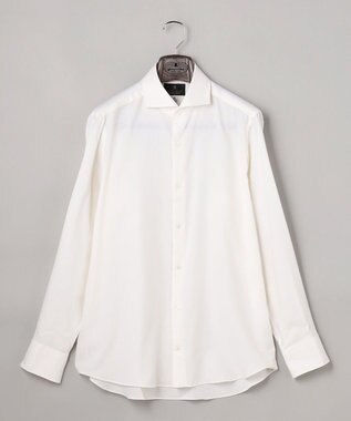 GOTAIRIKU GOLD LABEL/WEB&一部店舗限定【Thomas Mason】コットンカシミヤ フラノシャツ ホワイト系