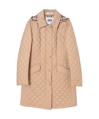 DAKS ライトウェイト キルティングコート ベージュ