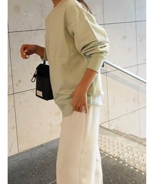 Green Parks ワイドシルエット裏毛プルオーバー Mint