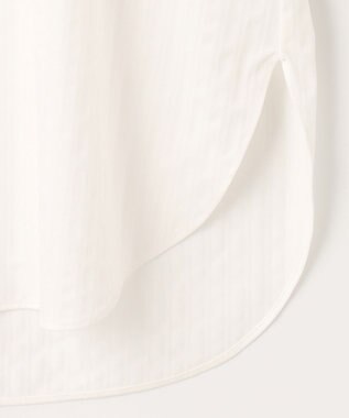 自由区 【XSサイズ~/洗える】ストレッチシャーティング ブザムシャツ ホワイト系1