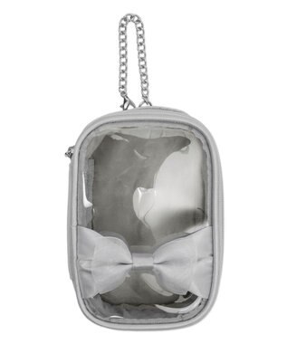 WEGO 【痛バ＆推し活グッズ】ダブルリボンサテンぬいポーチ