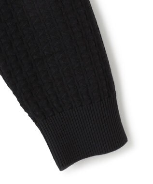 JOSEPH HOMME 【WEB限定】ヴィスコースリンクス　ハーフジップニット ブラック系