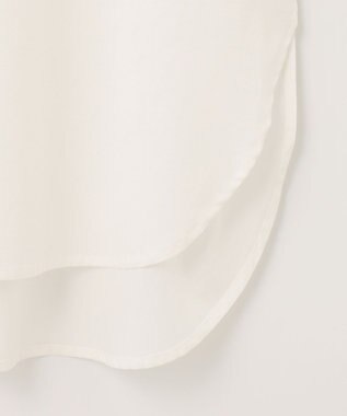 ANY 【洗濯機可】エンブロイダリー スキッパーチュニックブラウス オフ