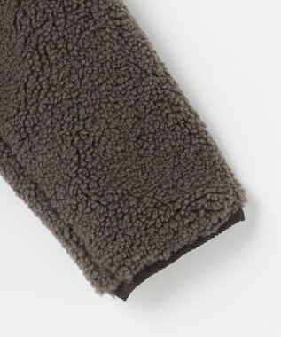 J.PRESS KIDS 【100-130cm】スタンドカラー ボア ブルゾン ブラウン系