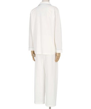 une nana cool 【綿100％】やわらか天竺メンズパジャマ　ＭＡＤＥ　ＷＩＴＨ　ＬＩＢＥＲＴＹ　ＦＡＢＲＩＣ WH