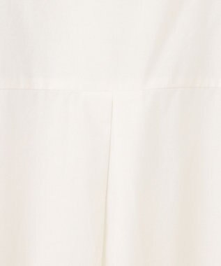 ANY 【洗濯機可】エンブロイダリー スキッパーチュニックブラウス オフ