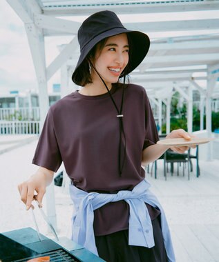 UNFILO 【MAG×スタイリストコラボ】イージーケアシャツ×ラメIラインスカート オフ×シルバー