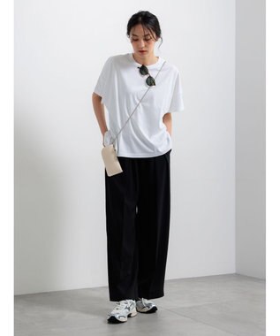 Te chichi 【遮熱/調温】ワイドTシャツ オフホワイト