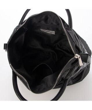 UNBILLION カシュカシュ cachechche / ソフトメタリック2wayミニトート ブラック