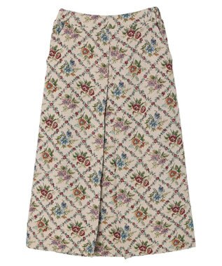 Green Parks ・ｆｕｒｒｙ　ｒａｔｅ　ゴブランスカート Beige