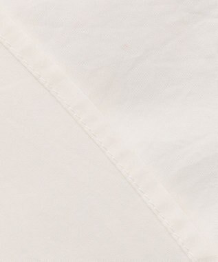 ANY 【洗濯機可】エンブロイダリー スキッパーチュニックブラウス オフ