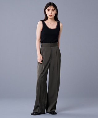 uncrave チュールコンビ タンクトップ（uncrave STANDARD） ブラック