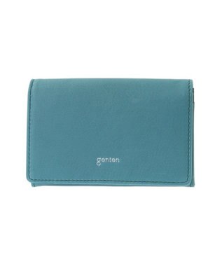 genten ピア 名刺入れ ブルーグリーン