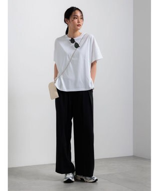 Te chichi 【遮熱/調温】ワイドTシャツ オフホワイト