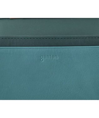 genten ピア 名刺入れ ブルーグリーン